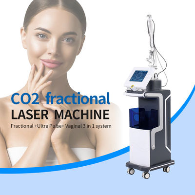 त्वचा Resurfacing / मुँहासे निशान के लिए 10600nm Co2 भिन्नात्मक लेजर उपचार मशीन