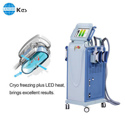 कार्यक्षेत्र फैट cryolipolysis मशीन 2 Handpieces ही तापमान बर्फ़ीली - 10 ℃